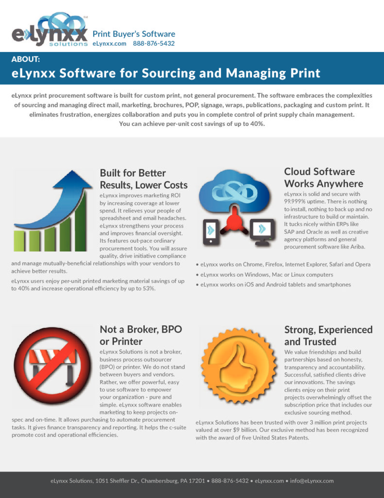 Source and Manage Print
